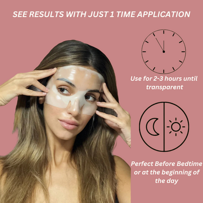 BnyLuxe™ Beauty Bio-Glow Hydro-Gel Collagen Face Mask