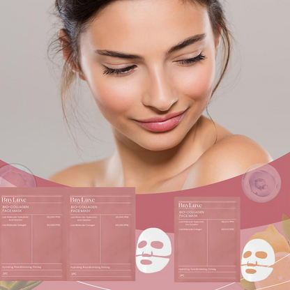 BnyLuxe™ Beauty Bio-Glow Hydro-Gel Collagen Face Mask